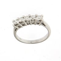 Anello Soranzo Gioielli Donna Fedina/Riviera in Oro bianco Diamante 0.65 Ct NP10051696-14 - NP10051696-14